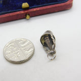 Sterling Silver Champagne in the Bucket Charm Pendant Vintage c1970