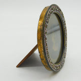 19th Century Italian Floral Micro Mosaic Picture Frame Antique c1880s