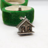 Sterling Silver Weathervane Charm Pendant Vintage c1970
