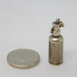 Sterling Silver Soda Siphon Charm Pendant Vintage c1970