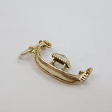Sterling Silver Gondola With Lantern Charm Pendant Vintage c1970s