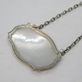 Sterling Silver Gin Decanter Label Vintage 1984 Birmingham