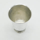 18th Century Montpellier French .958 Silver Pedestal Beaker Cup Antique 1774