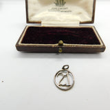 Sterling Silver 21st Birthday Charm Pendant Vintage c1970