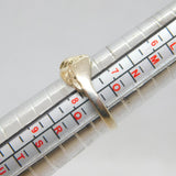 Sterling Silver Textured Front Studio Style Dress Band Ring Vintage c1970 Size P