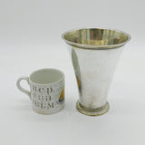 18th Century Swedish Gothenburg Sterling Silver Tapering Beaker Antique c1730s