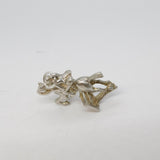 Sterling Silver Equestrian Show Jumping Charm Pendant Vintage c1970