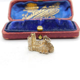 Sterling Silver Westminster Abbey Charm Pendant Vintage c1970