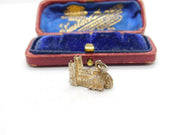 Sterling Silver Westminster Abbey Charm Pendant Vintage c1970