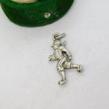 Sterling Silver Marching Soldier Charm Pendant Vintage c1970