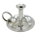 Victorian Sterling Silver Miniature Travelling Candlestick Antique 1900