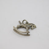 Sterling Silver Rocking Horse Charm Pendant Vintage c1970