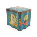 King George V & Queen Mary Coronation Biscuit Tin Antique c1910