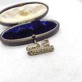 Sterling Silver Steamboat Charm Pendant Vintage c1970