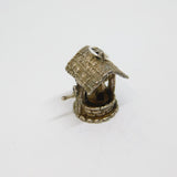 Sterling Silver Well With Bucket Charm Pendant Vintage c1970