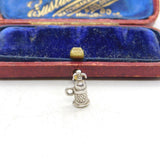 Sterling Silver Fire Hydrant Charm Pendant Vintage c1970