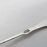 Sterling Silver & Enamel Edmonton Canada Souvenir Spoon Vintage c1960