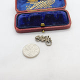 Sterling Silver Motorbike Charm Pendant Vintage c1970