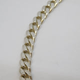 Sterling Silver Chunky Curb Link Chain Necklace Vintage c1970 48cm Length