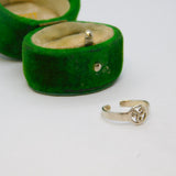 Sterling Silver Celtic Style Triskele Spirals Toe Ring Vintage c1970 Size C