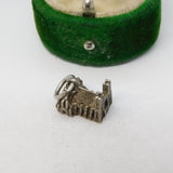 Sterling Silver Westminster Abbey Charm Pendant Vintage c1970