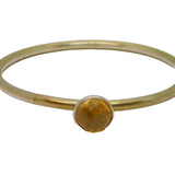 Sterling Silver Kit Heath Faceted Citrine Studio Bangle Contemporary 2010