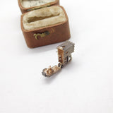 Sterling Silver Wedding in the Church Charm Pendant Vintage c1970