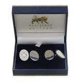 Braybrook & Britten Sterling Silver Pair of Millenium Cufflinks Vintage Sheffiel