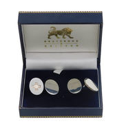 Braybrook & Britten Sterling Silver Pair of Millenium Cufflinks Vintage Sheffiel