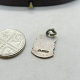 Sterling Silver St Annes On The Sea Traveller Shield Charm Pendant Vintage c1970
