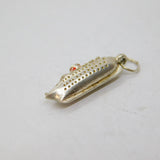 Sterling Silver Steam Liner Ship Charm Pendant Vintage 1967 Birmingham