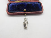 Sterling Silver Old Bobby Policeman Charm Pendant Vintage c1970