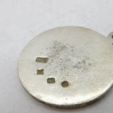 Sterling Silver St. Christopher Travel Pendant Vintage 1977 London