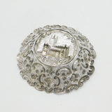 Nathaniel Mills Sterling Silver Gloucester Cathedral Souvenir Dish Antique