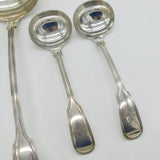 Victorian Elkington & Co. Silver Plated Dining Serving Set Antique c1890