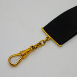 Victorian 9ct Yellow Gold Short Buckle Form Mourning Bracelet Antique c1880