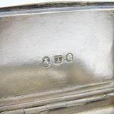 19th Century Sterling Silver 'China Trade' Pseudo Mark Snuff Box Antique c1800s