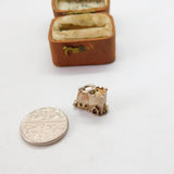 Sterling Silver Wedding in the Church Charm Pendant Vintage c1970