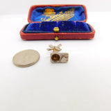 Sterling Silver Windmill Charm Pendant Vintage c1970