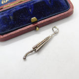 Sterling Silver Umbrella Charm Pendant Vintage c1970