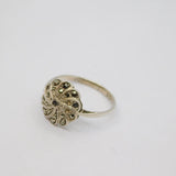 Sterling Silver Marcasite Art Deco Style Ring Antique c1930 Size S 1/2