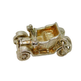Sterling Silver Motor Car Charm Pendant Vintage c1970