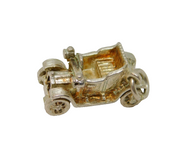 Sterling Silver Motor Car Charm Pendant Vintage c1970