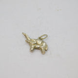 Sterling Silver Elephant Charm Pendant Vintage c1970