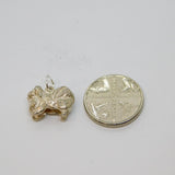 Sterling Silver Small Dog Charm Pendant Vintage c1970