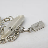 Mexican Studio Sterling Silver Tribal Mask Panel Bracelet Vintage c1970s
