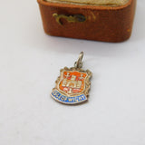 Sterling Silver Isle of Wight Souvenir  Travel Charm Pendant Vintage c1970
