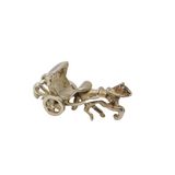 Sterling Silver Horse & Carriage Charm Pendant Vintage c1970
