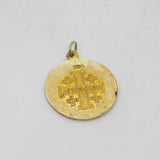 Sterling Silver Gilt Jerusalem Religious Interest Charm Pendant Vintage c1970