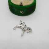 Sterling Silver Horse Charm Pendant Vintage c1970